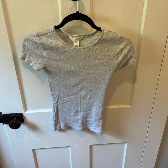 H&M Basic Gray Top Size XS - Picture 1 of 5